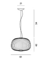 Billede af Foscarini Spokes 3 Pendel LED My Light H: 42 cm - Kobber