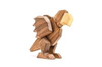 Billede af FableWood Papegøjen 12x16 cm - Valnød/Ask OUTLET