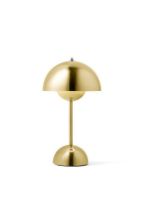 Billede af &Tradition Flowerpot VP9 Bordlampe H: 29,5 cm - Brass-Plated 