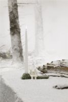 Billede af Kähler Christmas Tales Julekram H: 8,5 cm - Hvid/Grøn OUTLET