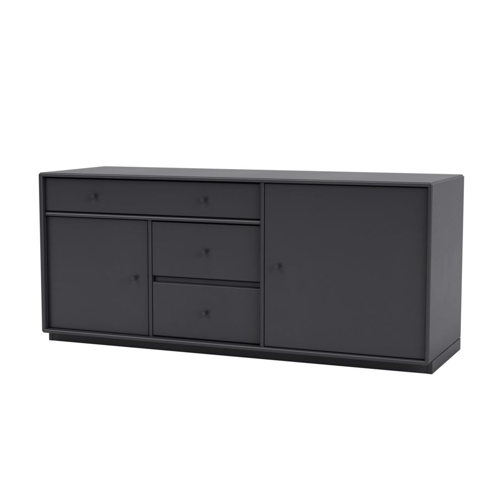 Billede af Montana Mega 200802 Skænk med sokkel 3 cm 115,2x38 cm - 04 Anthracite 