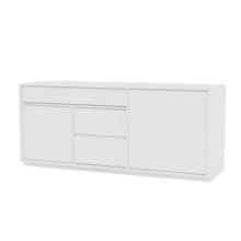 Billede af Montana Mega 200802 Skænk med sokkel 3 cm 115,2x38 cm - 101 NewWhite