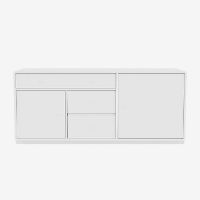 Billede af Montana Mega 200802 Skænk med sokkel 3 cm 115,2x38 cm - 101 NewWhite