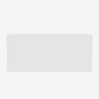 Billede af Montana Mega 200802 Skænk med sokkel 3 cm 115,2x38 cm - 101 NewWhite