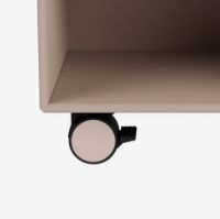 Billede af Montana SRCO Hjul til reolmodul 4 stk. H: 7,8 cm - 137 Mushroom