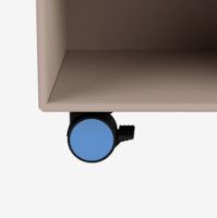 Billede af Montana SRCO Hjul til reolmodul 4 stk. H: 7,8 cm - 154 Azure