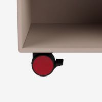 Billede af Montana SRCO Hjul til reolmodul 4 stk. H: 7,8 cm - 165 Beetroot