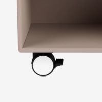 Billede af Montana SRCO Hjul til reolmodul 4 stk. H: 7,8 cm - 38 Snow