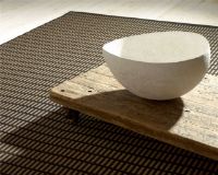 Billede af Woodnotes New York Carpet Sewn Edges 80x200 cm - Black/Natural