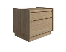 Billede af Kaagaard 225037 Sengebord med Sokkel 34x50x37 cm - Oliebehandlet Eg
