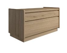 Billede af Kaagaard 228037 Sengebord med Sokkel 34x80x37 cm - Oliebehandlet Eg