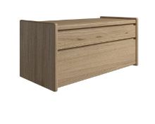 Billede af Kaagaard 228037 Sengebord Vægophængt 34x80x37 cm - Oliebehandlet Eg