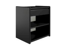 Billede af Kaagaard 315037 Sengebord Vægophængt 51x50x37 cm - Sortmalet