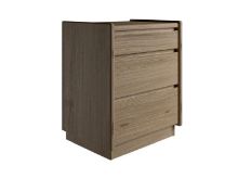 Billede af Kaagaard 335037 Sengebord med Sokkel 51x50x37 cm - Oliebehandlet Eg
