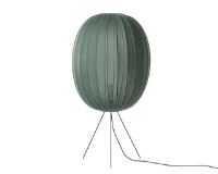 Billede af Made By Hand Knit-Wit Oval Floor Medium Ø: 65 cm - Tweed Green