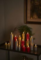 Billede af Sirius Sille Exclusive Batteridrevet Stearinlys H: 25 cm - Guld