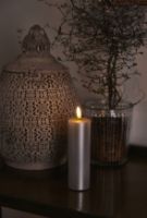 Billede af Sirius Sille Exclusive Batteridrevet Stearinlys H: 15 cm - Sølv