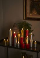 Billede af Sirius Sille Exclusive Batteridrevet Stearinlys H: 15 cm - Sølv