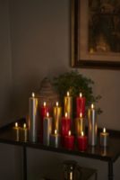 Billede af Sirius Sille Exclusive Batteridrevet Stearinlys H: 25 cm - Sølv