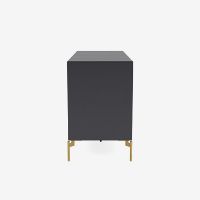 Billede af Montana Mega 200803 Skænk med ben 115,2x38 cm - 04 Anthracite / Brass