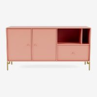 Billede af Montana Mega 200803 Skænk med ben 115,2x38 cm - 151 Rhubarb / Brass 