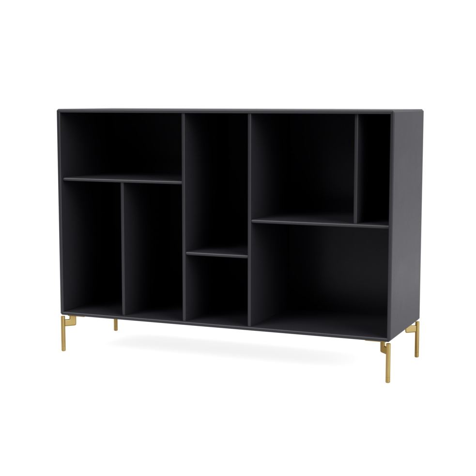 Billede af Montana Mega 201201 Skænk med ben 115,2x38 cm - 04 Anthracite / Brass 