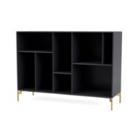 Billede af Montana Mega 201201 Skænk med ben 115,2x38 cm - 04 Anthracite / Brass 