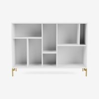 Billede af Montana Mega 201201 Skænk med ben 115,2x38 cm - 101 NewWhite / Brass 