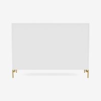 Billede af Montana Mega 201201 Skænk med ben 115,2x38 cm - 101 NewWhite / Brass 