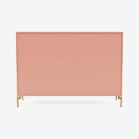 Billede af Montana Mega 201201 Skænk med ben 115,2x38 cm - 151 Rhubarb / Brass