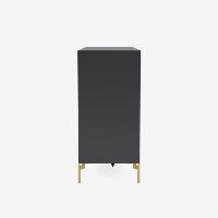 Billede af Montana Mega 201202 Skænk med ben 115,2x38 cm - 04 Anthracite / Brass