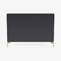 Billede af Montana Mega 201202 Skænk med ben 115,2x38 cm - 04 Anthracite / Brass