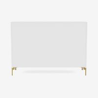 Billede af Montana Mega 201202 Skænk med ben 115,2x38 cm - 101 NewWhite / Brass