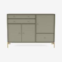 Billede af Montana Mega 201202 Skænk med ben 115,2x38 cm - 144 Fennel / Brass