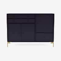 Billede af Montana Mega 201202 Skænk med ben 115,2x38 cm - 147 Shadow / Brass 