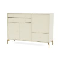 Billede af Montana Mega 201202 Skænk med ben 115,2x38 cm - 150 Vanilla / Brass 