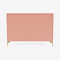 Billede af Montana Mega 201202 Skænk med ben 115,2x38 cm - 151 Rhubarb / Brass