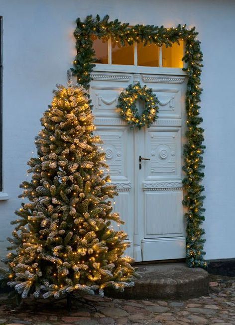 Billede af Sirius Anton Juletræ m/195 LED lys H: 1,5 m - Snowy