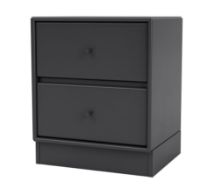 Billede af Montana Selection Drift Skuffebord med sokkel 7 cm 35,4x35,4x30 cm - 04 Anthracite