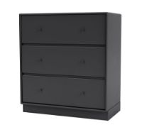 Billede af Montana Selection Carry Kommode med sokkel 7 cm 69,6x69,6x38 cm - 04 Anthracite