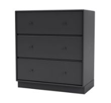 Billede af Montana Selection Carry Kommode med sokkel 7 cm 69,6x69,6x38 cm - 04 Anthracite