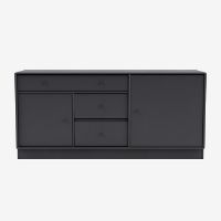 Billede af Montana Mega 200802 Skænk med sokkel 7 cm 115,2x38 cm - 04 Anthracite 