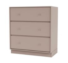 Billede af Montana Selection Carry Kommode med sokkel 7 cm 69,6x69,6x38 cm - 137 Mushroom