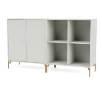 Billede af Montana Selection Pair Skænk med ben 139,2x69,6x38 cm - 09 Nordic / Brass