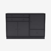 Billede af Montana Mega 201202 Skænk med sokkel 7 cm 115,2x38 cm - 04 Anthracite