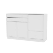 Billede af Montana Mega 201202 Skænk med sokkel 7 cm 115,2x38 cm - 101 NewWhite