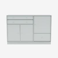 Billede af Montana Mega 201202 Skænk med sokkel 7 cm 115,2x38 cm - 156 Oyster 