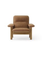 Billede af Audo Copenhagen Brasilia Audo Copenhagen Brasilia Lounge Chair  - Natural Oak/Dunes Camel 21004