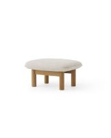 Billede af Audo Copenhagen Brasilia Ottoman H: 40 cm - Natural Oak/Moss 0011
