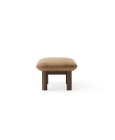 Billede af Audo Copenhagen Brasilia Ottoman H: 40 cm - Dark Stained Oak/Dunes Cognac 21004 